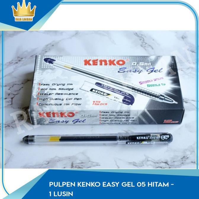 

Big Sale Pulpen Kenko Easy Gel 05 Hitam - 1 Lusin Big Sale