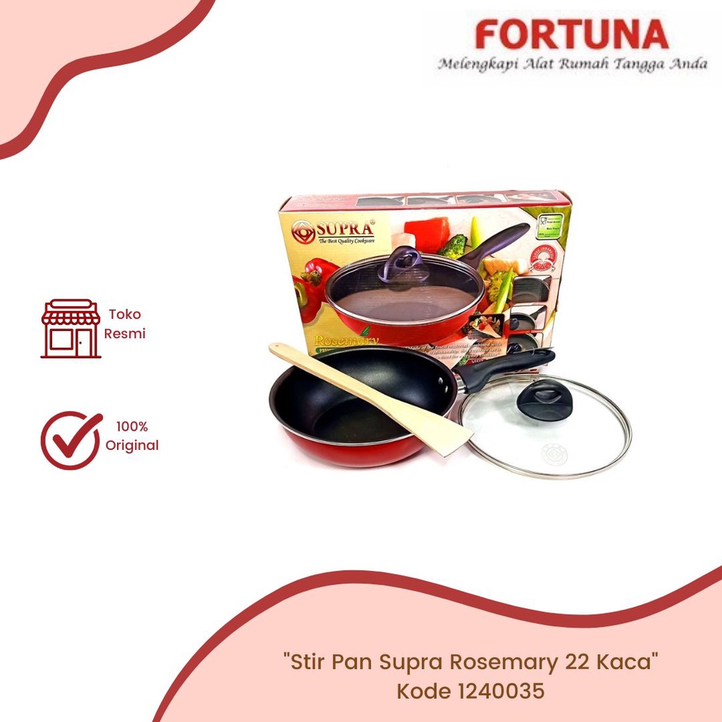 Stir Pan Supra Rosemary 22 Kaca