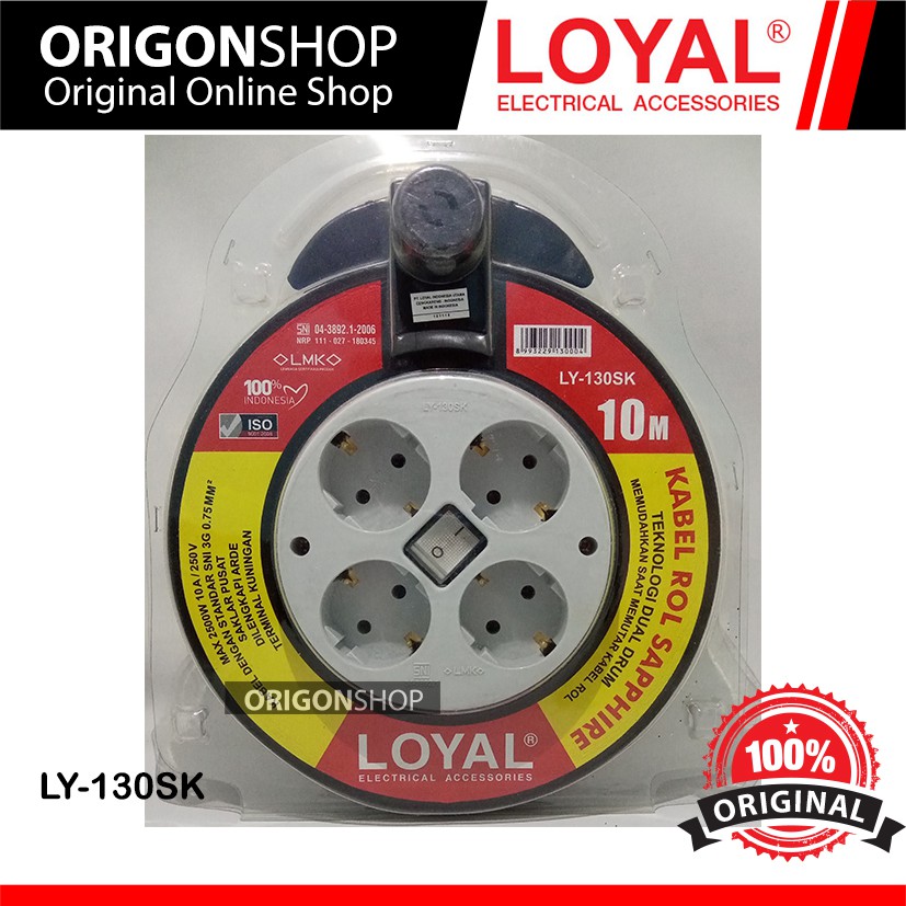 Loyal LY-130SK Kabel Roll 10 Meter Original