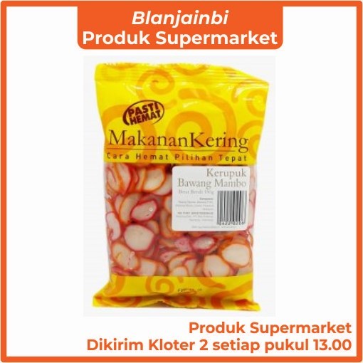 

Pasti Hemat Kerupuk Bawang Mambo