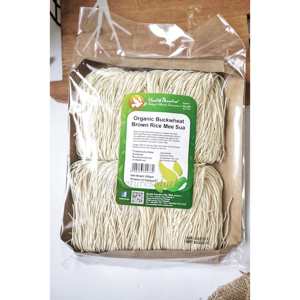 

Hot Promo!! Health Paradise Organic Buckwheat Brown Rice Mee Sua