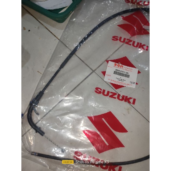 Kabel Gas Suzuki Satria 2 tak Lumba Hiu Malaysia Original 58300B21D11N000