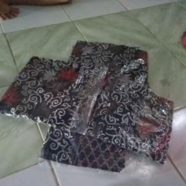 Batik Couple Keluarga Sania Ruffle Ori Ndoro Jowi Dnt Kembang Langit