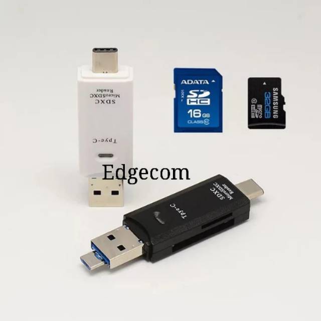 USB OTG 3in1 Card Reader