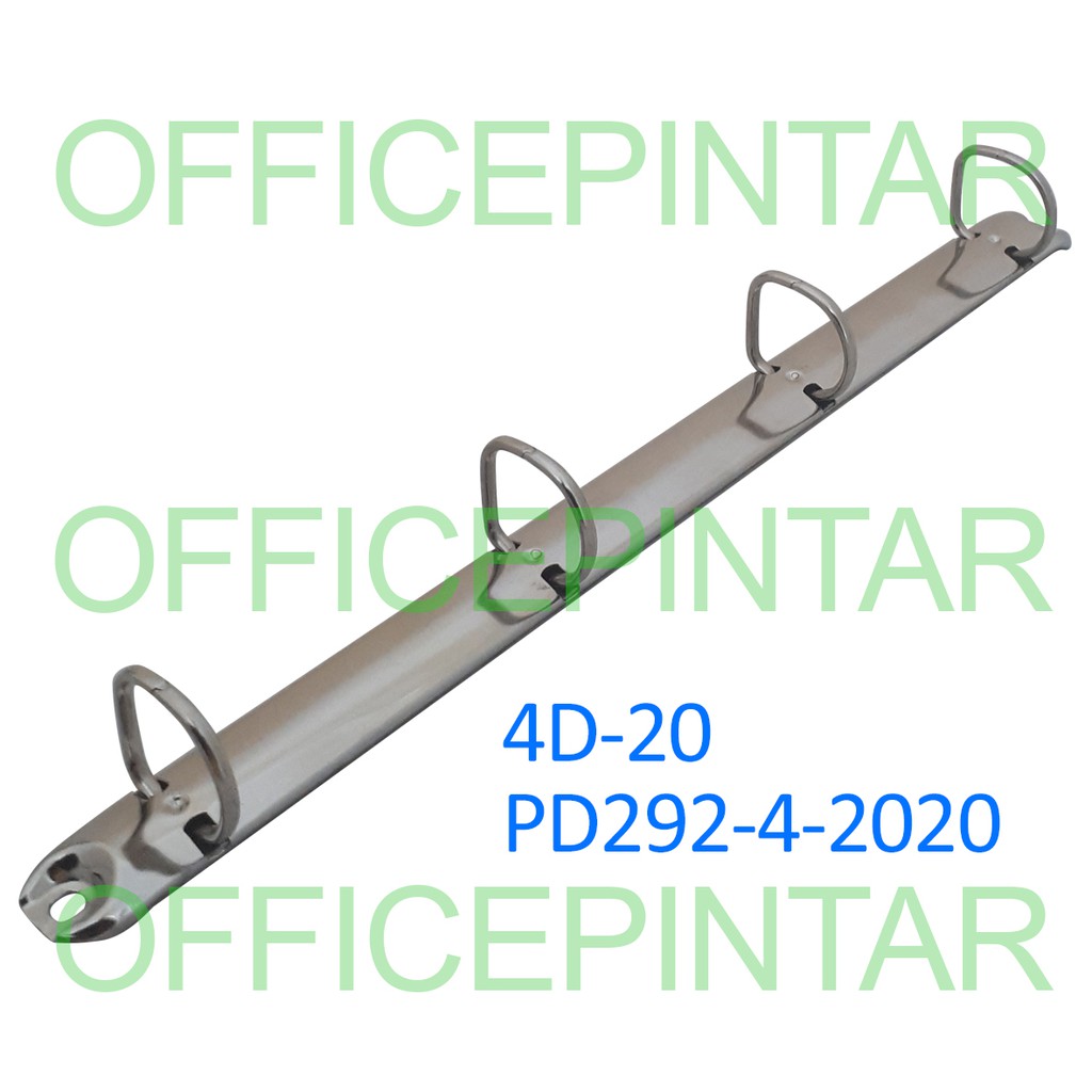 Ring Mekanik Binder 4 Lubang D A4 tinggi 2cm 4D-20 PD292-4-20/20