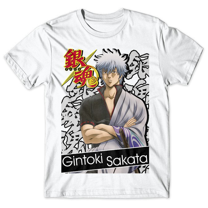 Gintoki Sakata – Gintama Anime T-Shirt/Kaos Anime