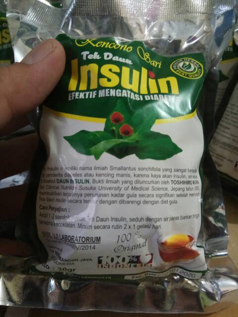 Teh daun Insulin untuk diabetes