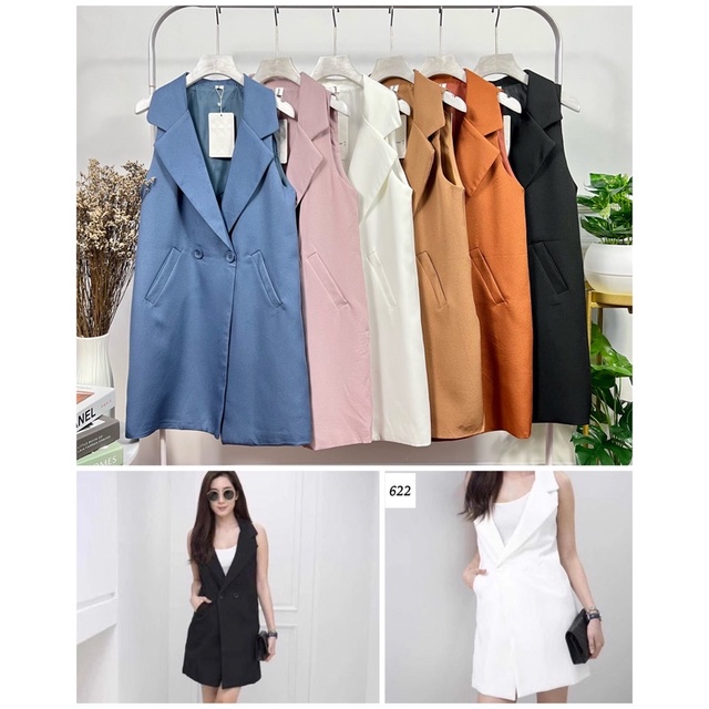 Blazer vest import Grosir Pgmta Kode 622 serian isi 6 pcs