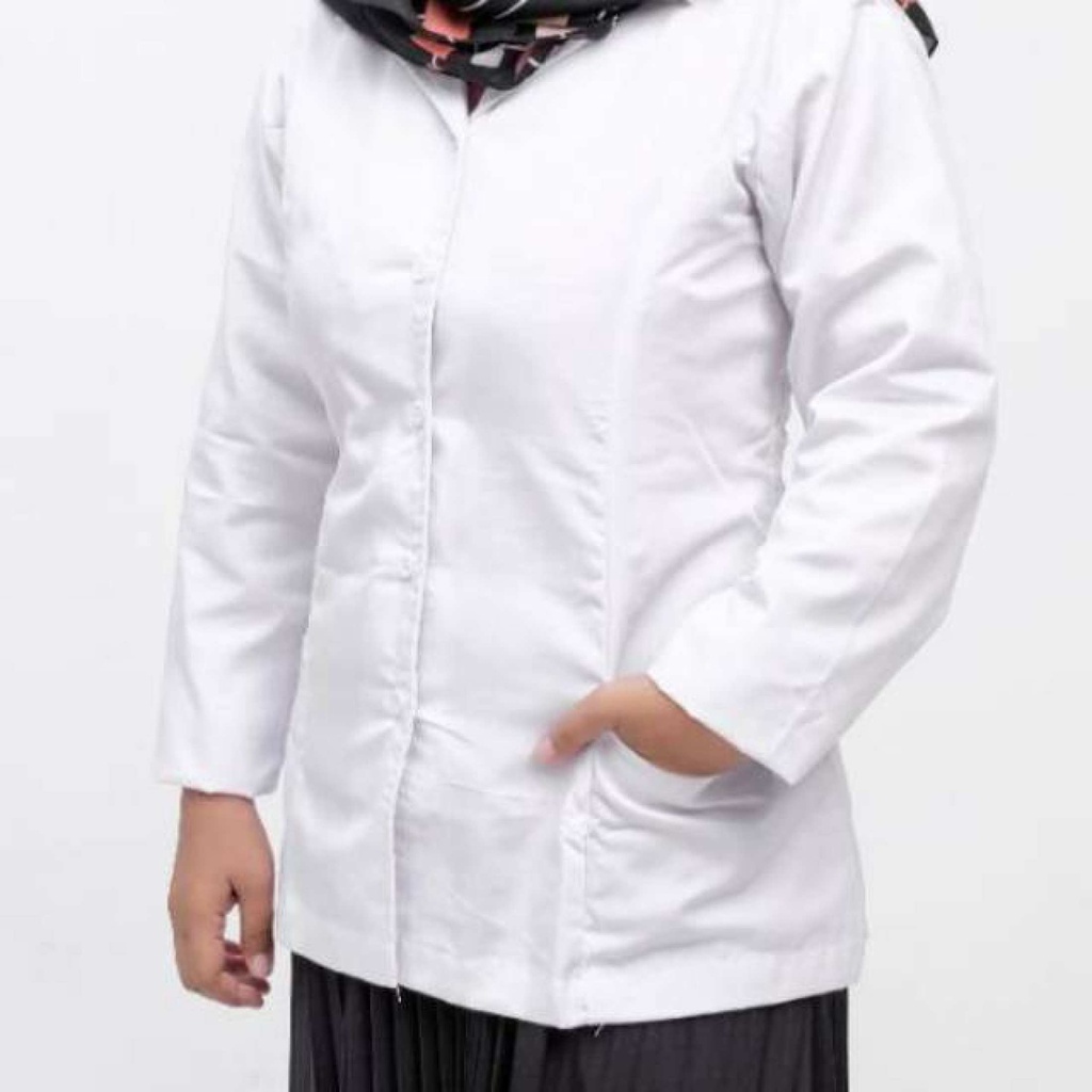 Baju Dinas Putih Wanita Seragam Putih PNS Baju Putih PDH Wanita BAJU PPL Seragam Guru PNS/ASN Kemeja Wanita Putih Formal Jumbo LD 120-130