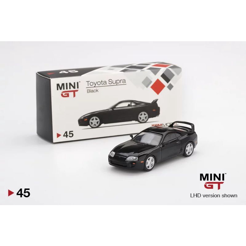 Minigt 1/64 diecast Toyota SUPRA (Black)