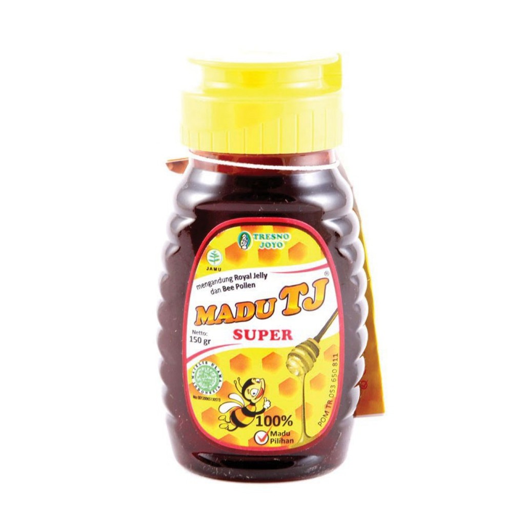 

Madu Tj Super Extra ( + Royal Jelly & Bee Polen) | Madu Tresnojoyo | Madu Herbal | Madu Super | Madu Tj 150 gram 250 gram 500 gram