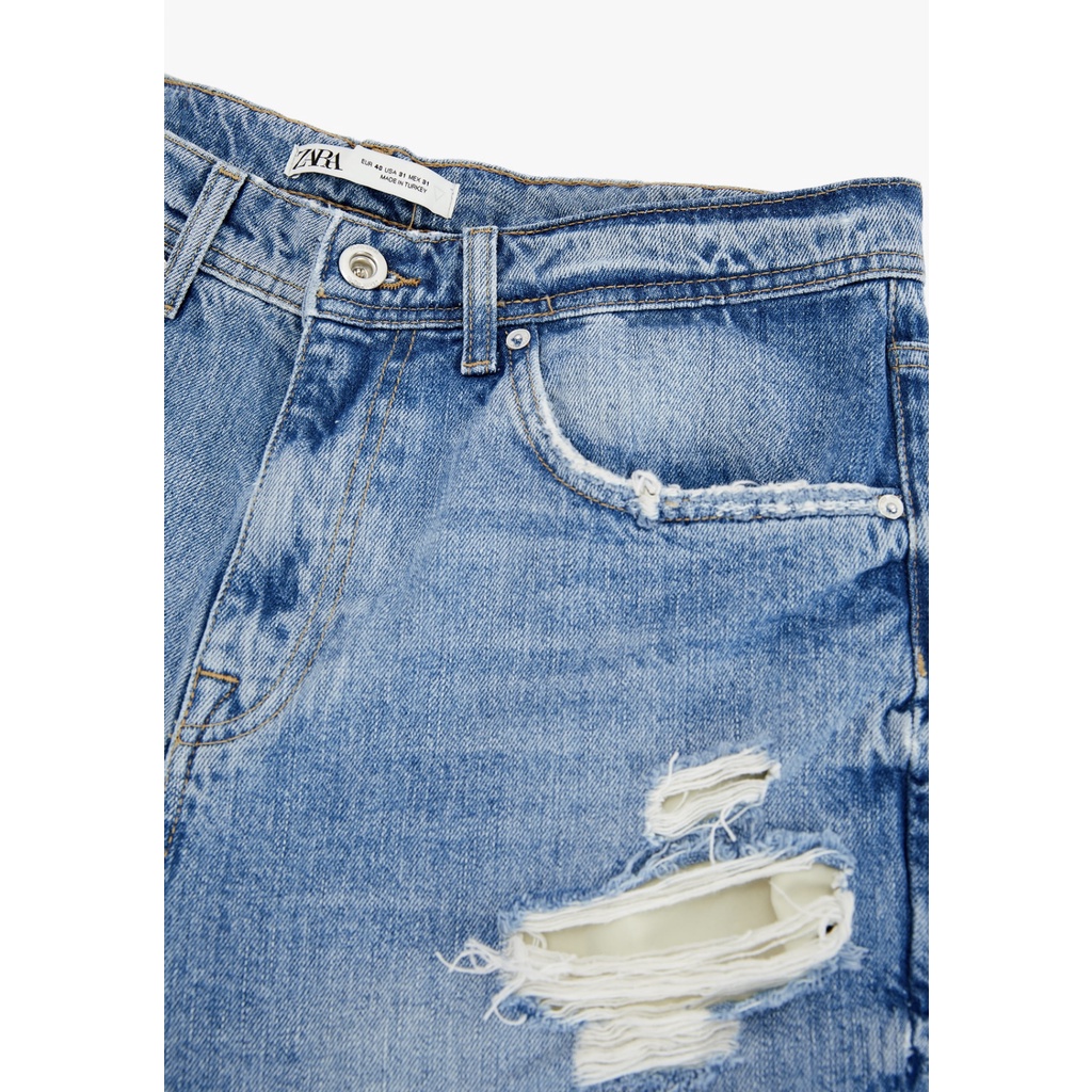 celana ZARA MAN denim ripped