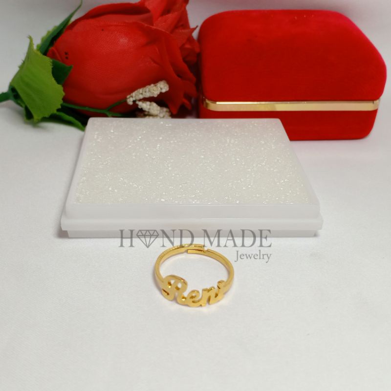 cincin nama cincin titanium wanita cincin titanium emas cincin anak nama aksesoris wanita cincin