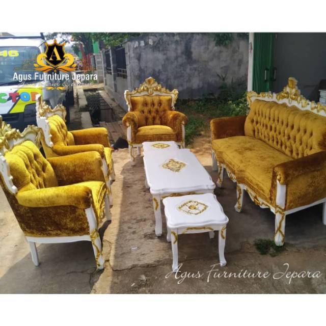 KURSI SOFA TAMU DUCO ROMAWI JATI (sofa tamu murah berkwalitas sofa jati)