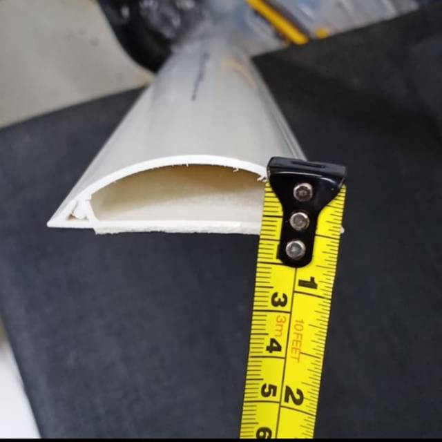 Kabel duct lantai besar floor cable duct 16x65 melengkung oval