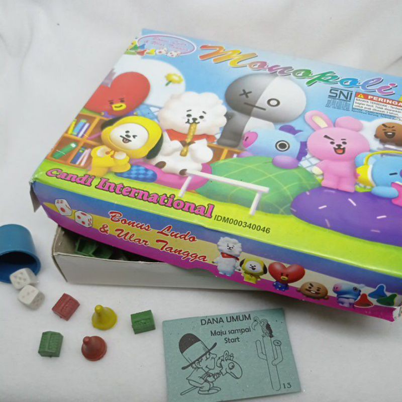 Mainan Monopoli Karakter Kartun Sanrio Uang Mainan