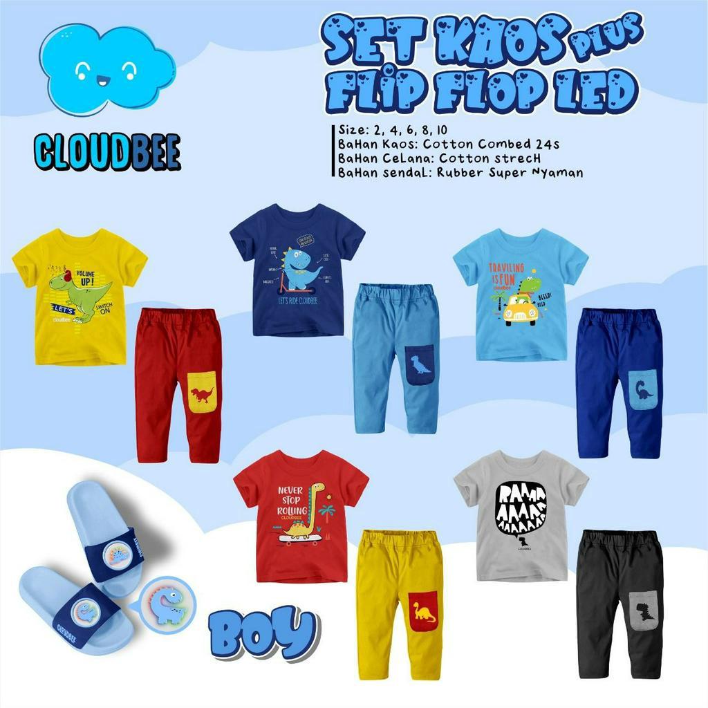 AfsheenaStoree Sale Baju set sendal slop led by cloudbee