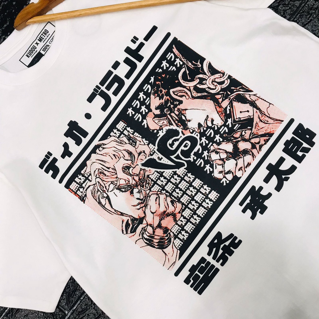 Tshirt Jotaro Kujo vs Dio Anime Manga Premium Unsiex