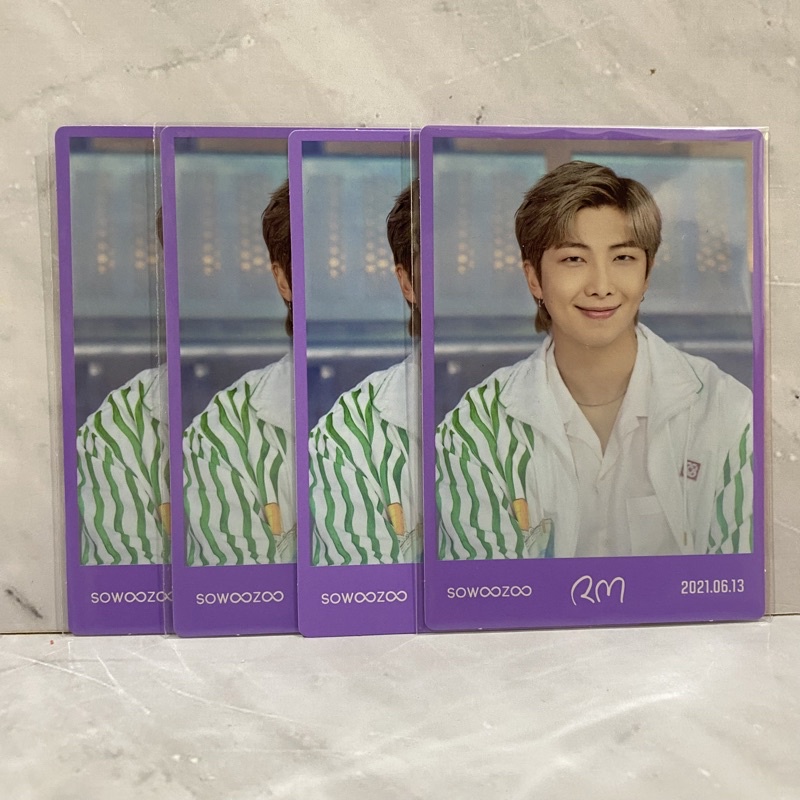 SALE official BTS Namjoon RM sowoozoo swz message mpc pc mini photocard magic shop muster wings tear