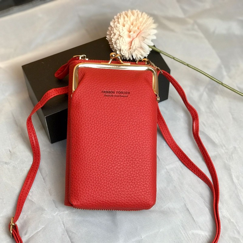 BJ223934 - BLACK/BLUE/KHAKI/LIGHTBLUE/PINK/RED/ROSE/YELLOW - TAS DOMPET HP SLEMPANG WANITA FASHION IMPORT MODIS ELEGAN TERMURAH TERLARIS TERBARU BAGSTORE JAKARTA TAS BATAM JTF23934