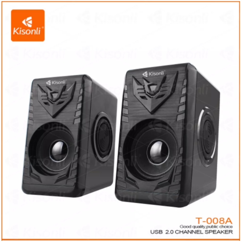 XOBOX - Speaker Gaming Laptop/Komputer Dual Bass Dengan Tombol Switch Volume T-008A