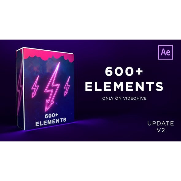 600 Elements After Effects Project Files