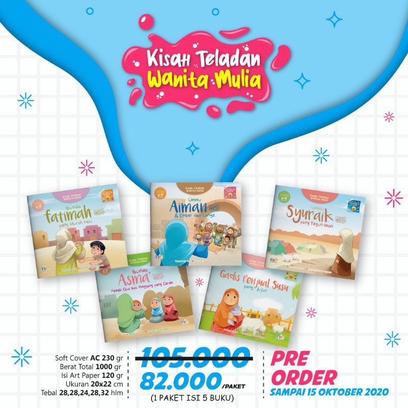 Pre Order Buku Kisah Teladan Wanita Muslimah Shopee Indonesia