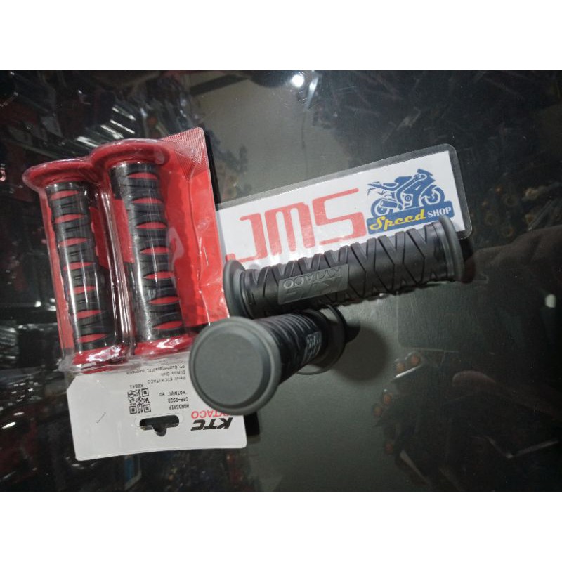 handgrip ktc kytaco katana original karet sarung gas grip gas bisa semua motor