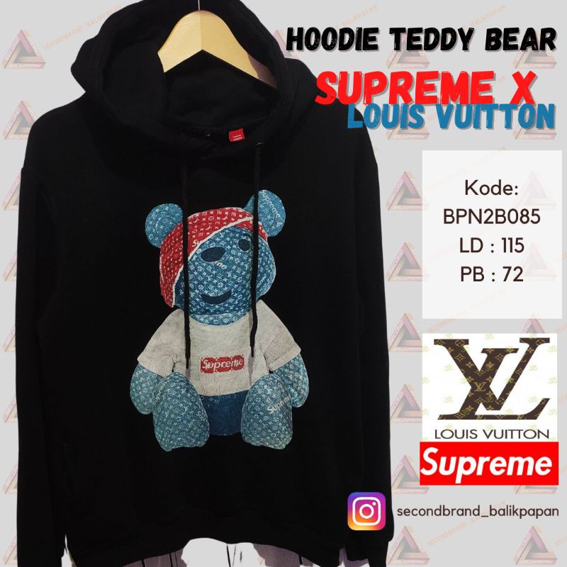 Hoodie Supereme x Luois Vuitton