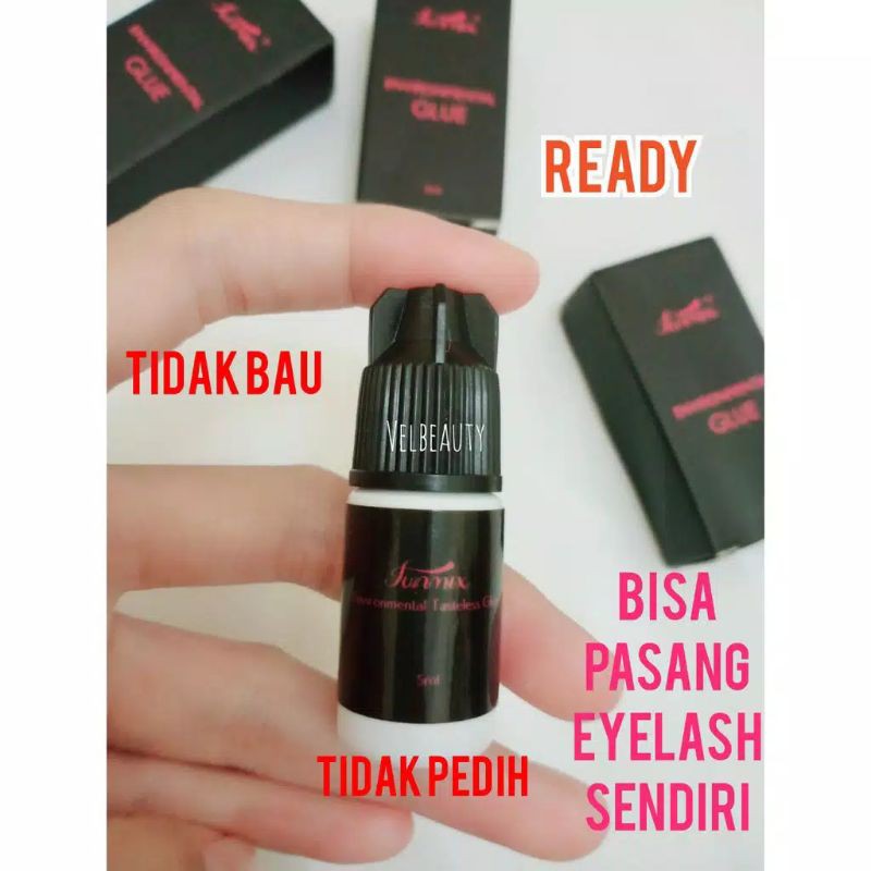 bisa COD lem bulu mata tanam/tampa perih tahan lama