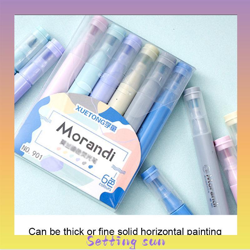 Kapasitas Besar Retro Warna Stabilo Siswa Spidol Titik Warna Spidol TN