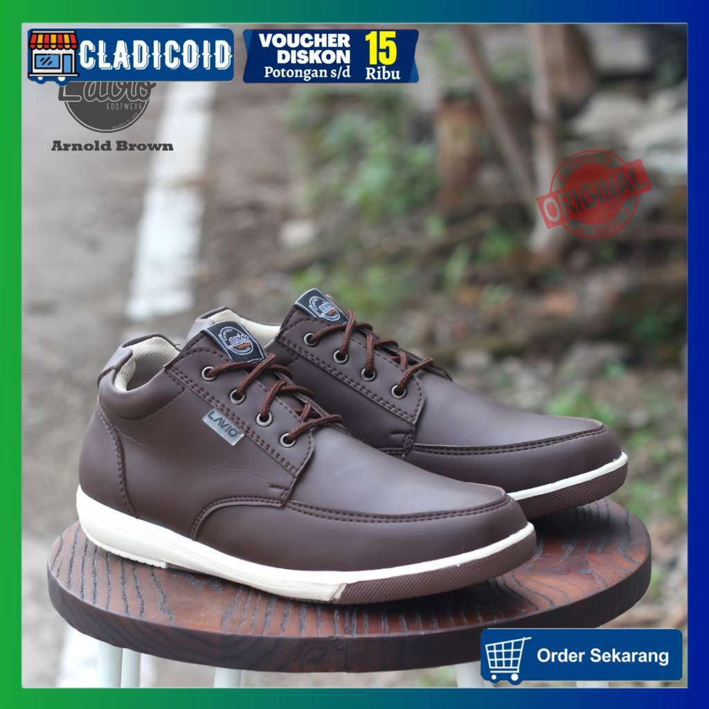 SEPATU PRIA CASUAL SANTAI KERJA LAVIO ORIGINAL ARNOLD SNEAKERS KEREN ANAK MUDA MODEL TRENDI STYLISH