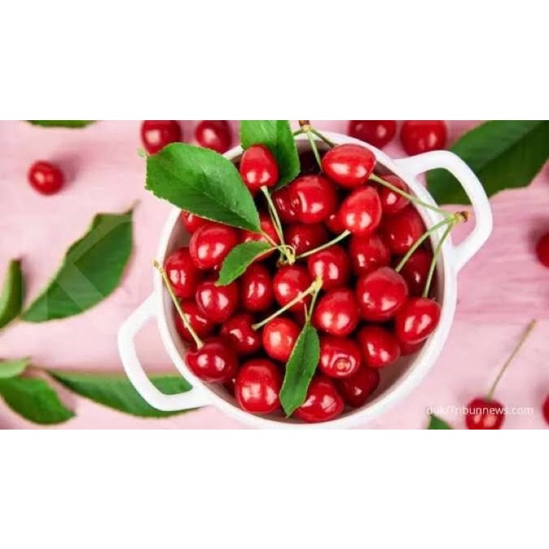 Buah cherry tangkai 10pcs