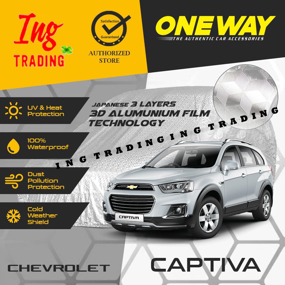 Cover Sarung Mobil Captiva Anti Air Waterproof 3 LAPIS