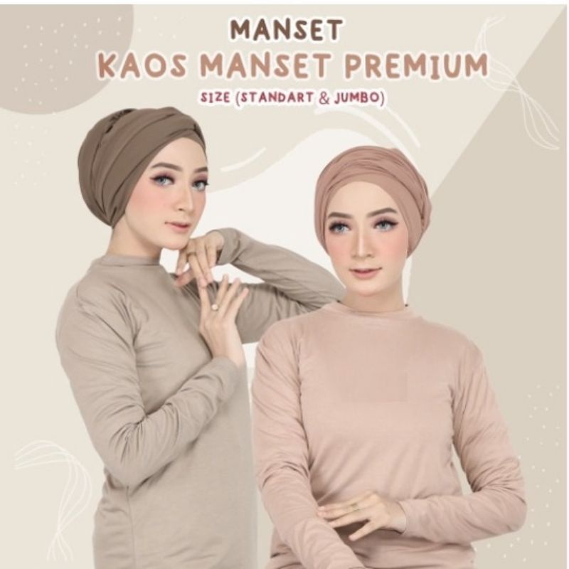 Manset Lengan Panjang Premium/Baju Mangset Lengan Panjang/Manset Baju Lengan Panjang