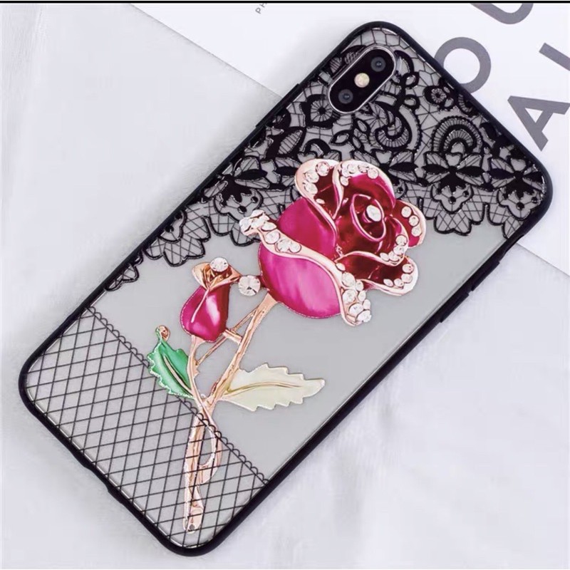 Case Flower Henna 3D REDMI 9 9A 10X PRO NOTE 8 8 8A GO 7 PRO NOTE 5 PRO 7A NOTE 6 NOTE 6 PRO 10X PRO