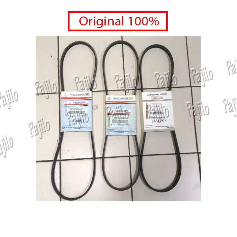 ORI 1set FANBELT Penbel FAN PEN bel fan van belt ac Power Steering altenator Mitsubishi kuda bensin 