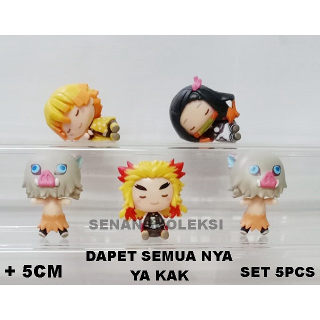 Action Figure Demon Slayer Kimetsu No Yaiba set 5
