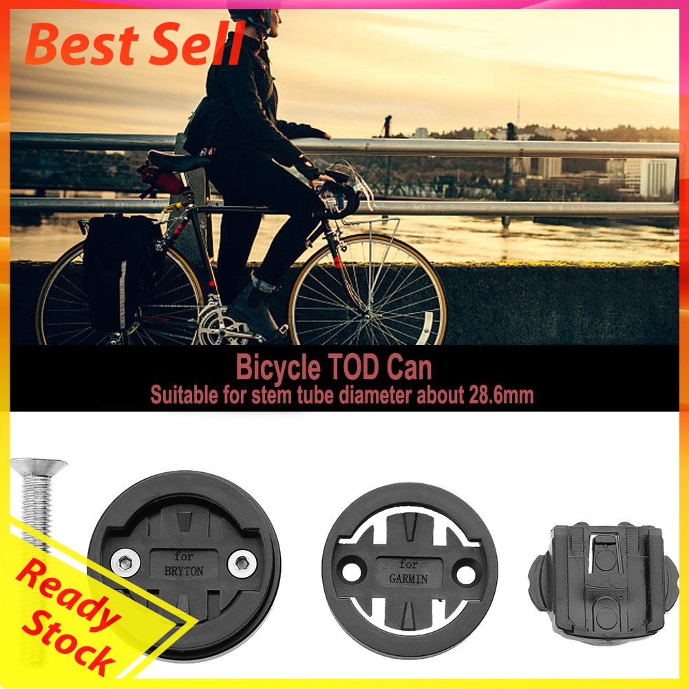 MTB Road Bike Computer Holder Stem Top Cap Stopwatch GPS Speedometer Mount