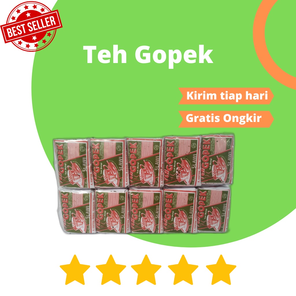 

Teh Gopek Slawi 1 Pack (Isi 10 bungkus)