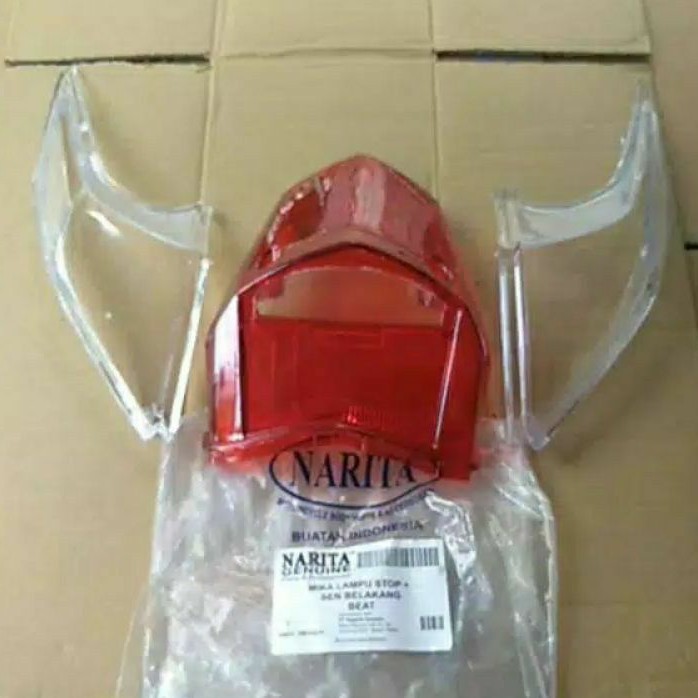 Mika Kaca Lampu Rem Stop Belakang Beat Lama.Beat Karbu..