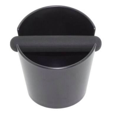 KNOCKBOX Wadah Kopi Espresso Knock Box Waste Container Barista Non Slip Model B - EA02682 - Black