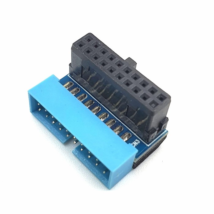 USB 3.0 20pin 19pin down siku 90 degree elbow adapter motherboard