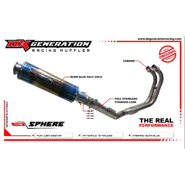 Dx Generation Racing Sphere Fullsystem Cbr 250 RR