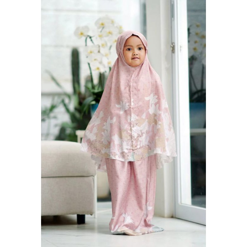 BUTTONSCARVES MAHARANI PRAYER ROBE APRICOT KIDS