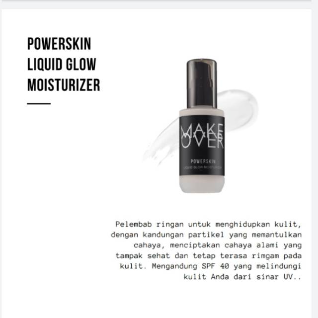 Make Over Power Skin Liquid Glow Moisturizer