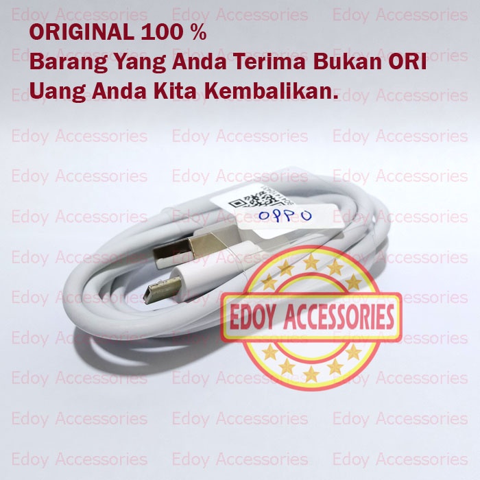 Kabel Data Oppo F9 Pro F9 Kabel Casan Cas Micro Original 100