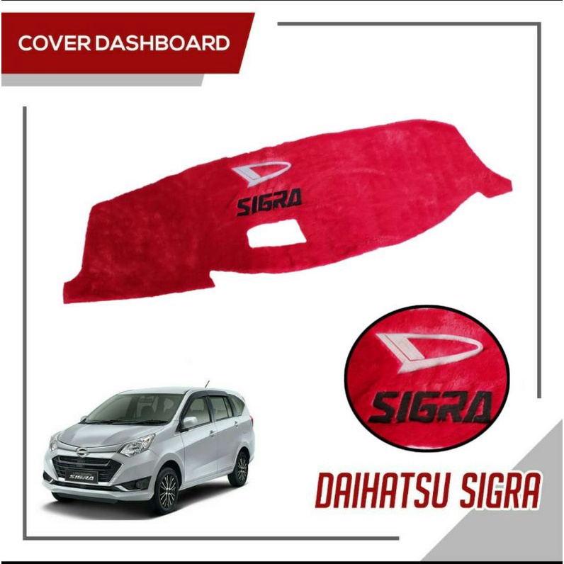 cover dashboard bulu mobil daihatsu sigra / variasi dashboard mobil