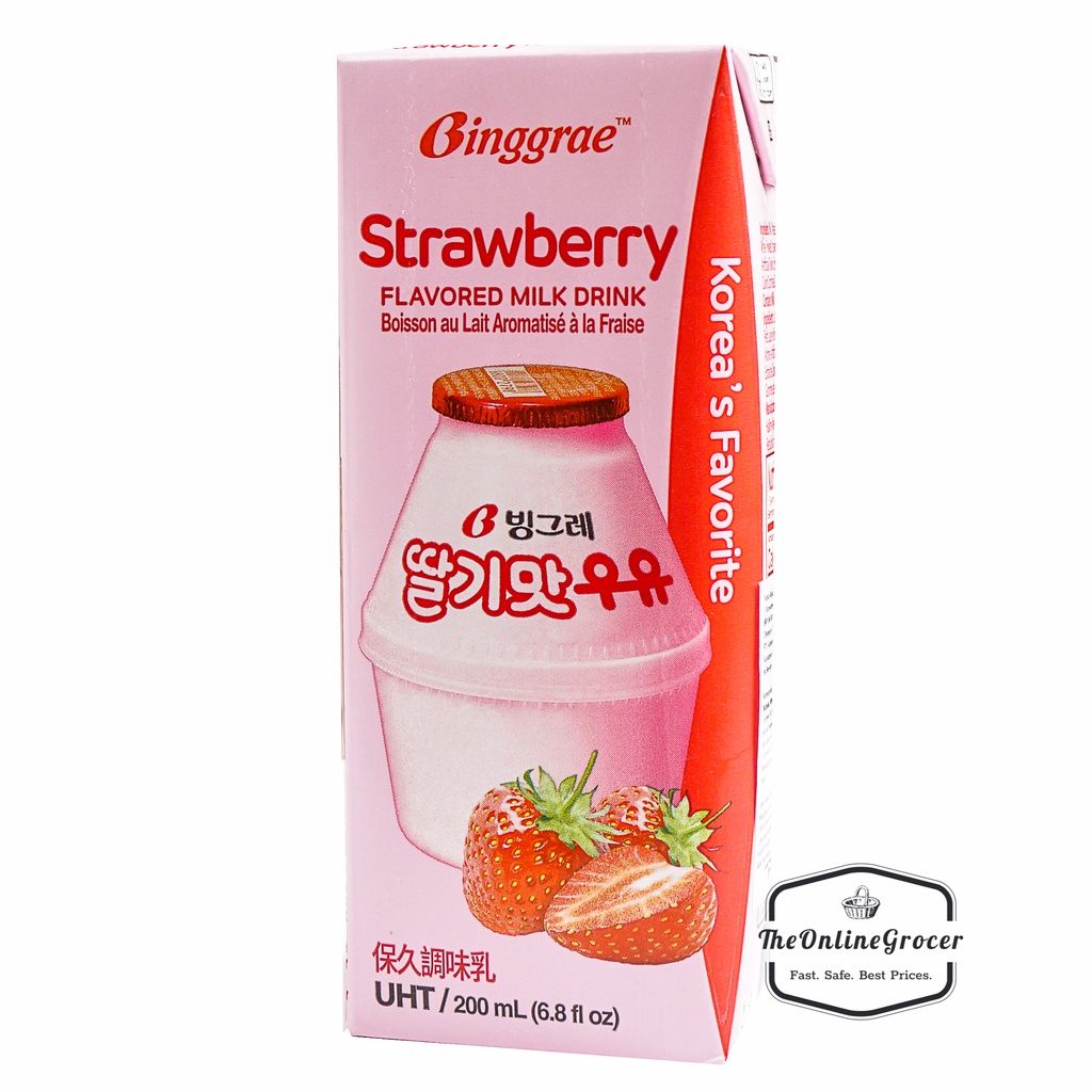 Binggrae Korean Milk UHT 200ml - Susu UHT Aneka Rasa Korea