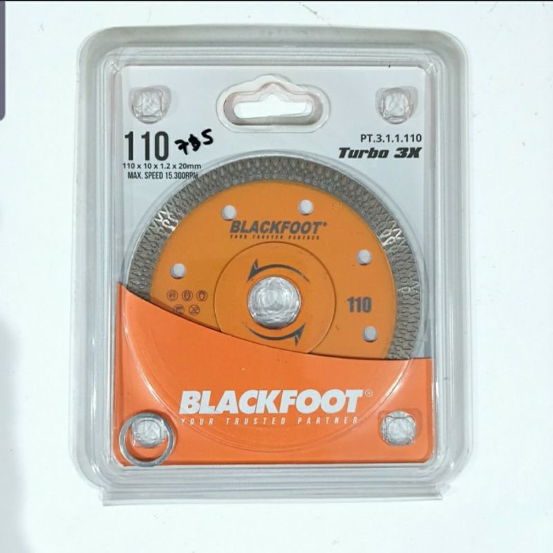 Mata Potong Keramik/Granit 4" Balckfoot Turbo - Mata Gerinda Potong Keramik/Granit Turbo Blackfoot T